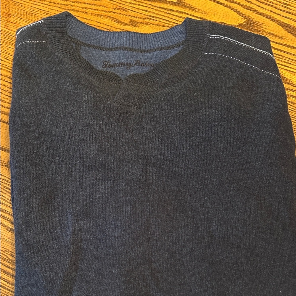 Tommy Bahama Men's Dark Blue Crewneck Sweater